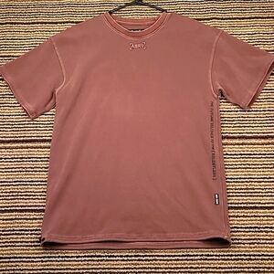 ASRV Recent Solid Faded Purple Mens‎ Medium Short Sleeve Athletic T Shirt